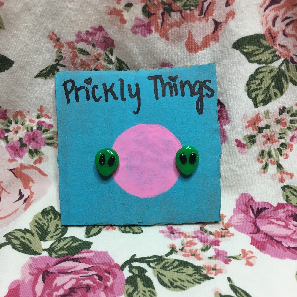 Alien Stud Earrings